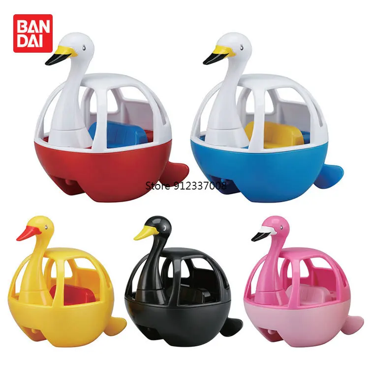 

Genuine Bandai Gacha Gashapon Capsule Toy Swan Boat That Can Swim Clockwork Spring Water Moving Yacht
