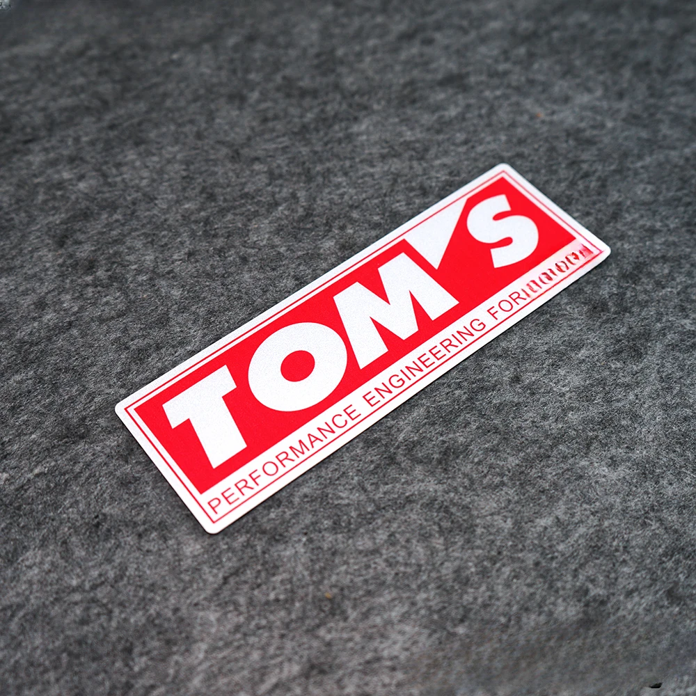 

Подходит для светоотражающих наклеек TOM'S, наклеек для украшения кузова, наклеек для модификации автомобиля, водонепроницаемых наклеек