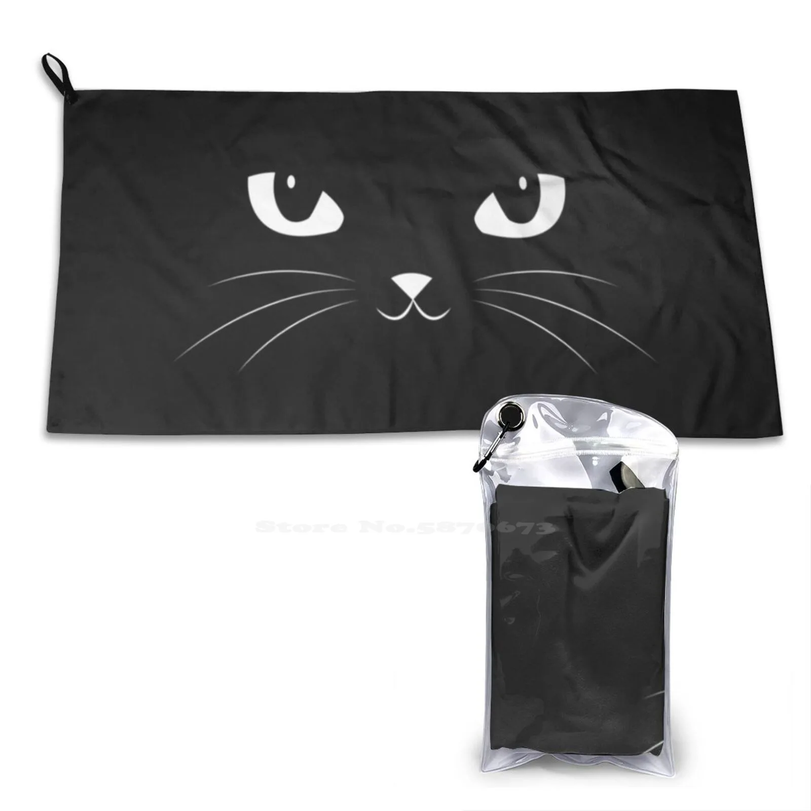 High Quanlity Sport Washcloth Animal Humor Funny Paws Jaws Meow Hilarious Lmao Meme Ats Kittens