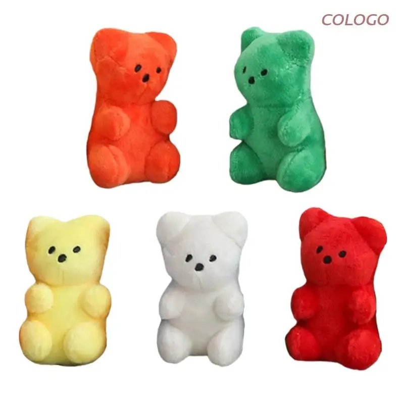 

Мягкие игрушки для собак, пищащие плюшевые маленькие милые медвежонки, Интерактивные мягкие жевательные игрушки D0LD