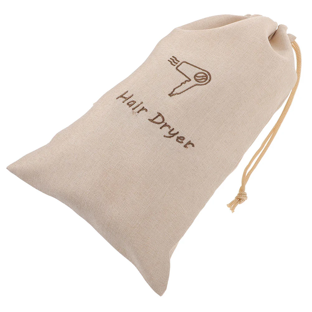 

Drawstring Storage Bags Blowdryer Hair Linen Portable Universal Travel Blowdryers