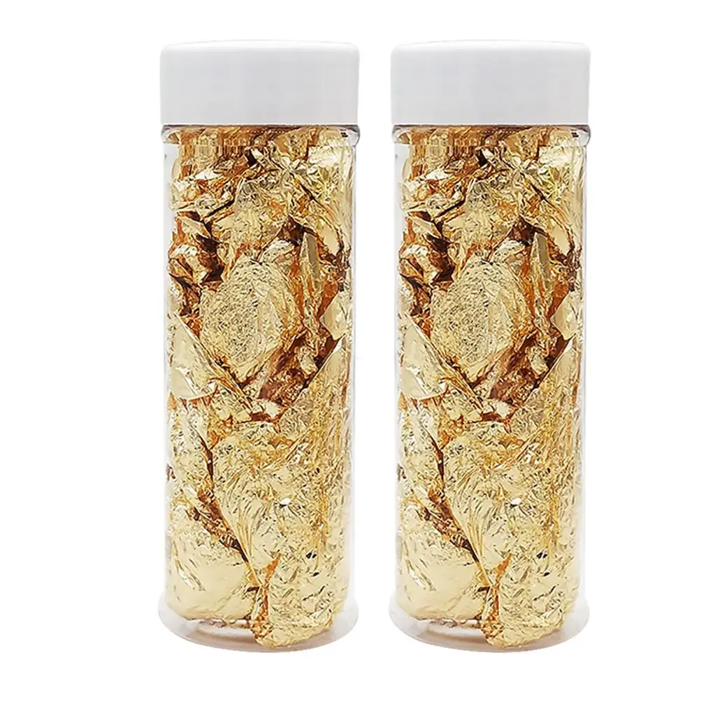 

Edible Gold/Silver Leaf Foil Cooking Dessert Cake Ice Cream Decoration Foil 3g 2g Gold Foil