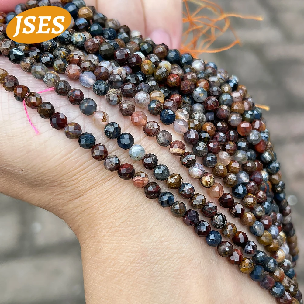 Натуральные 4 мм граненые бусины для изготовления ювелирных изделий