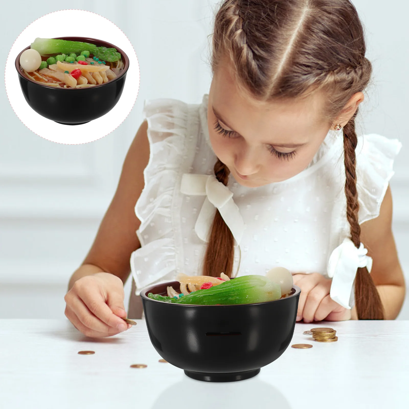 Копилка модель еды банка для денег маленькая дома игрушки поддельный реквизит