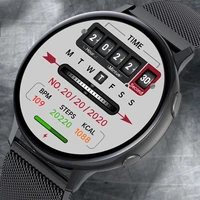 2022 new electricity meter smartwatch men full screen touch heart rate blood pressure smart watch men women fitness tracker band