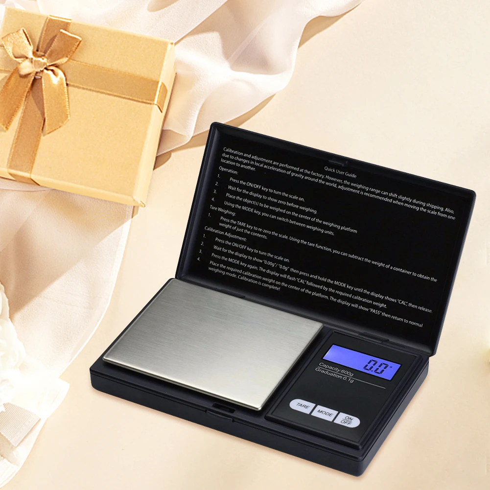 Электронные весы для ювелирных изделий 1 кг/0 г 7 шт.