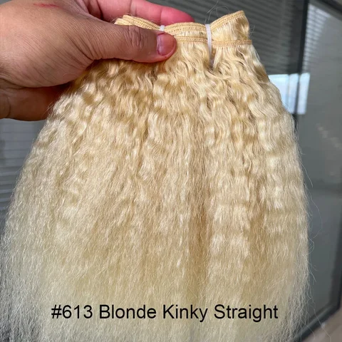 Блондинка Virgin Remy, пучок человеческих волос, цельный, странный, прямой, различное качество цвета, человеческие волосы, грубый уток яки для Африки