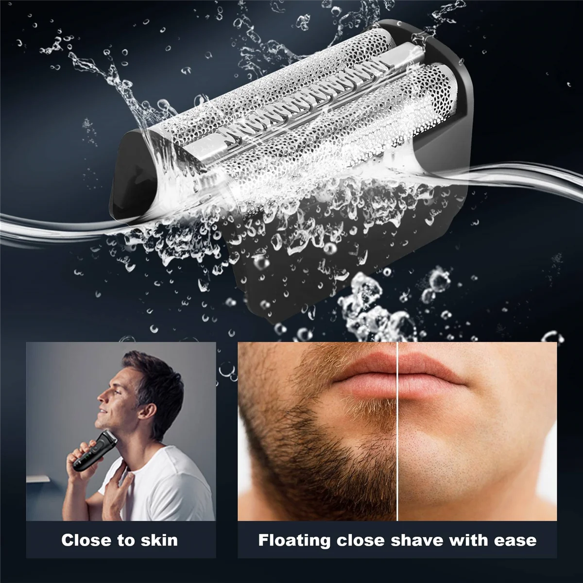 Сменный сетчатый экран + лезвие для бритвы 30B Braun 3 серии SmartControl 5494 4835 197S 195S 4845