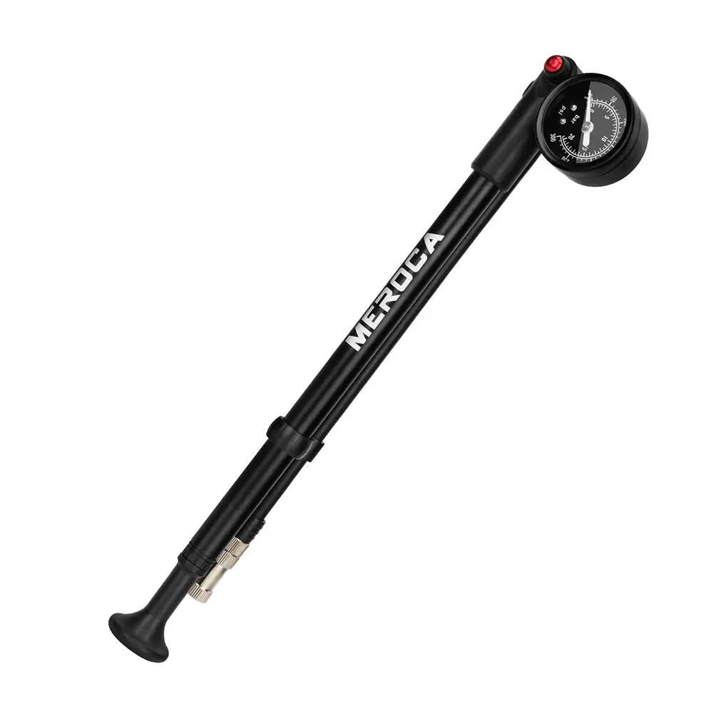 Портативный велосипедный воздушный насос высокого давления 300PSI с манометром для