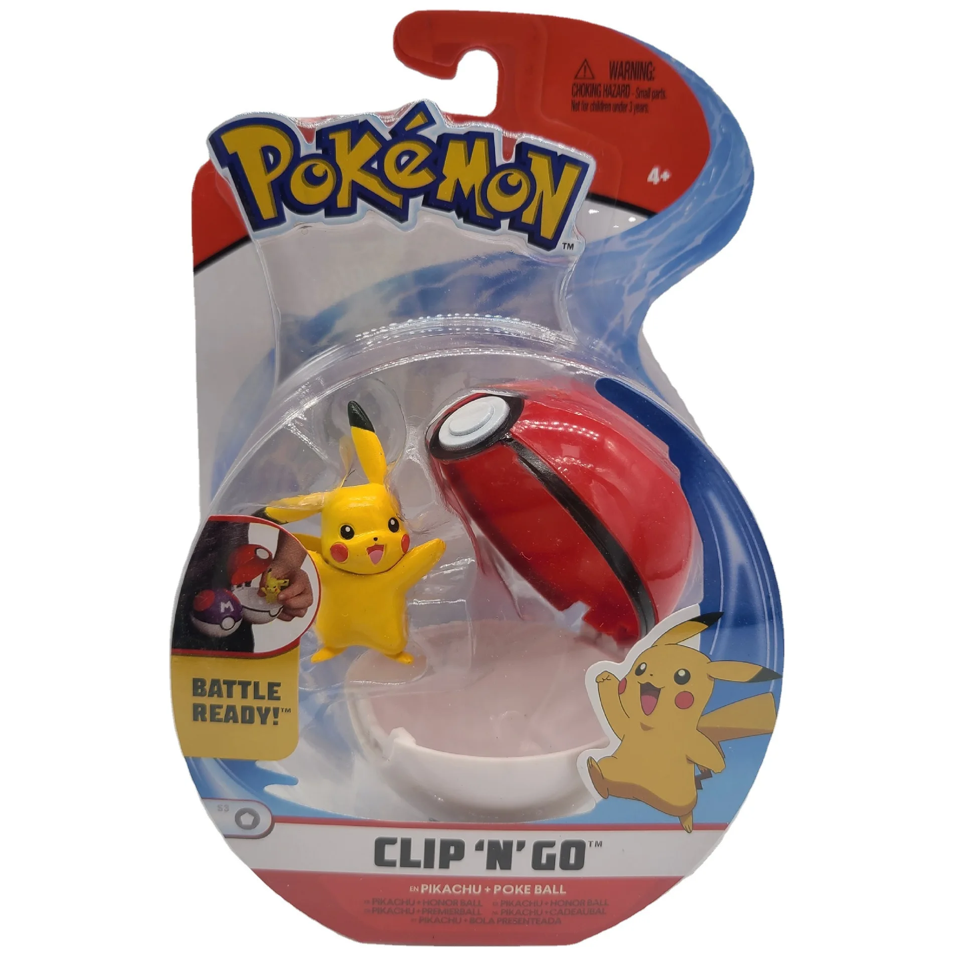 New Pokemon Pikachu Fat Ding Ibu Kabi Beast Poke Ball WCT Belt Boxed Children's Birthday Gift |