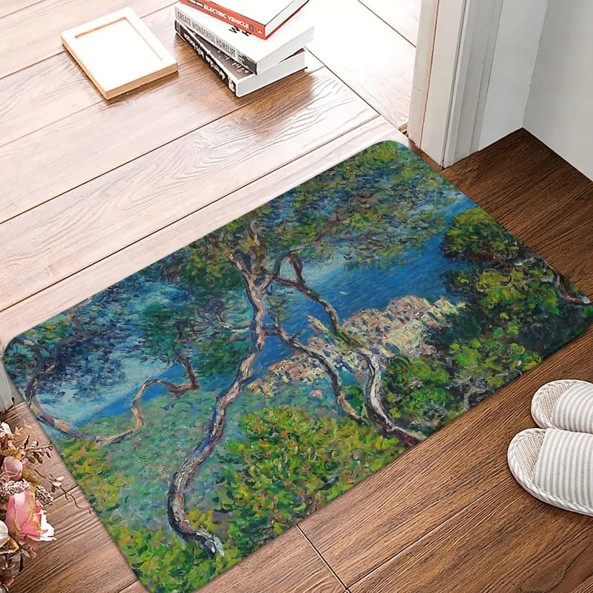 

Французский Импрессионистский художник, нескользящий Придверный коврик, бордигерский кухонный коврик для ванной, приветственный ковер, до...