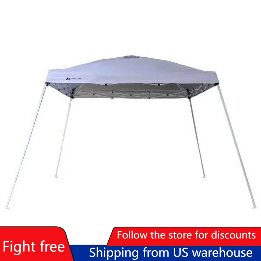 

Ozark Trail 12 'x 12' мгновенная наклонная ножка открытый навес тень для кемпинга (покрытие 81 кв. фута), Белый Бесплатная доставка