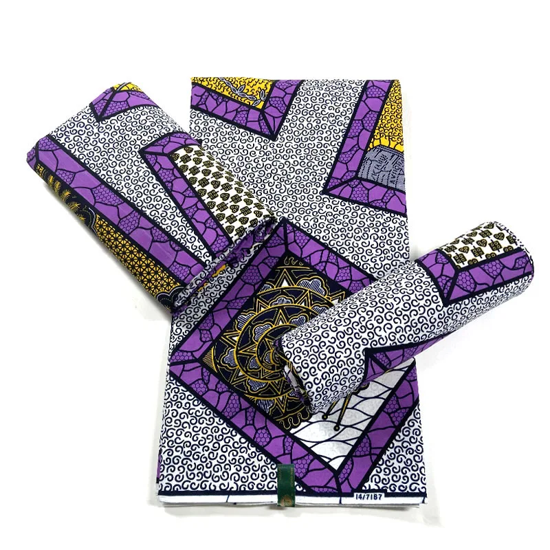 Горячая Распродажа 100% хлопок оригинальная африканская ткань с принтом Анкары 6