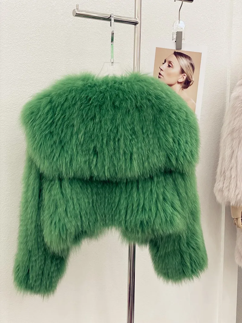 Nagodo Autumn Winter Women Short Faux Fur Coat 2022 Fashion Luxury Big Collar Kawaii Furry Coat Pink Fluffy Fake Fur Coat