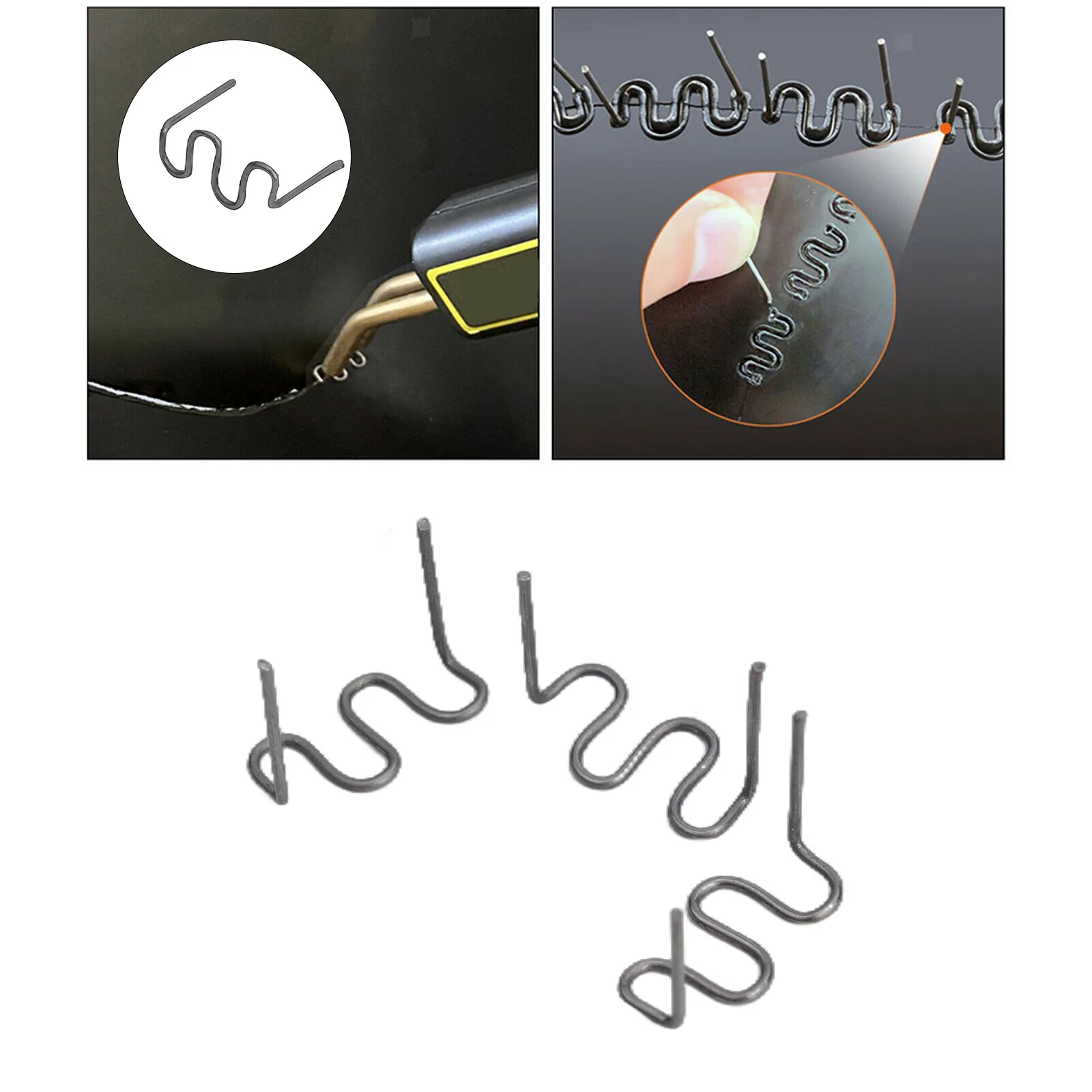 1000 шт. 0 8 мм пластиковые сварочные волнистые горячие скобы степлер для ремонта