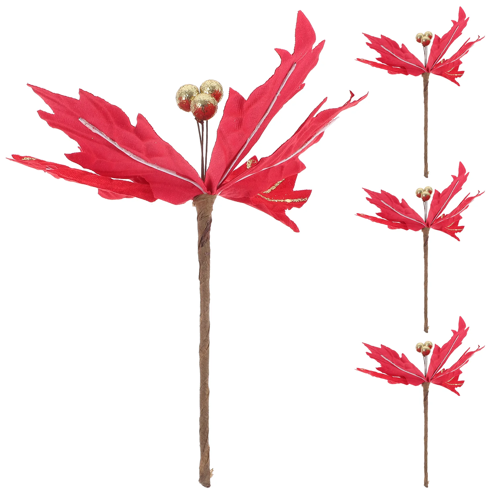 4 шт. рождественская елка цветочная композиция палочки рождественские