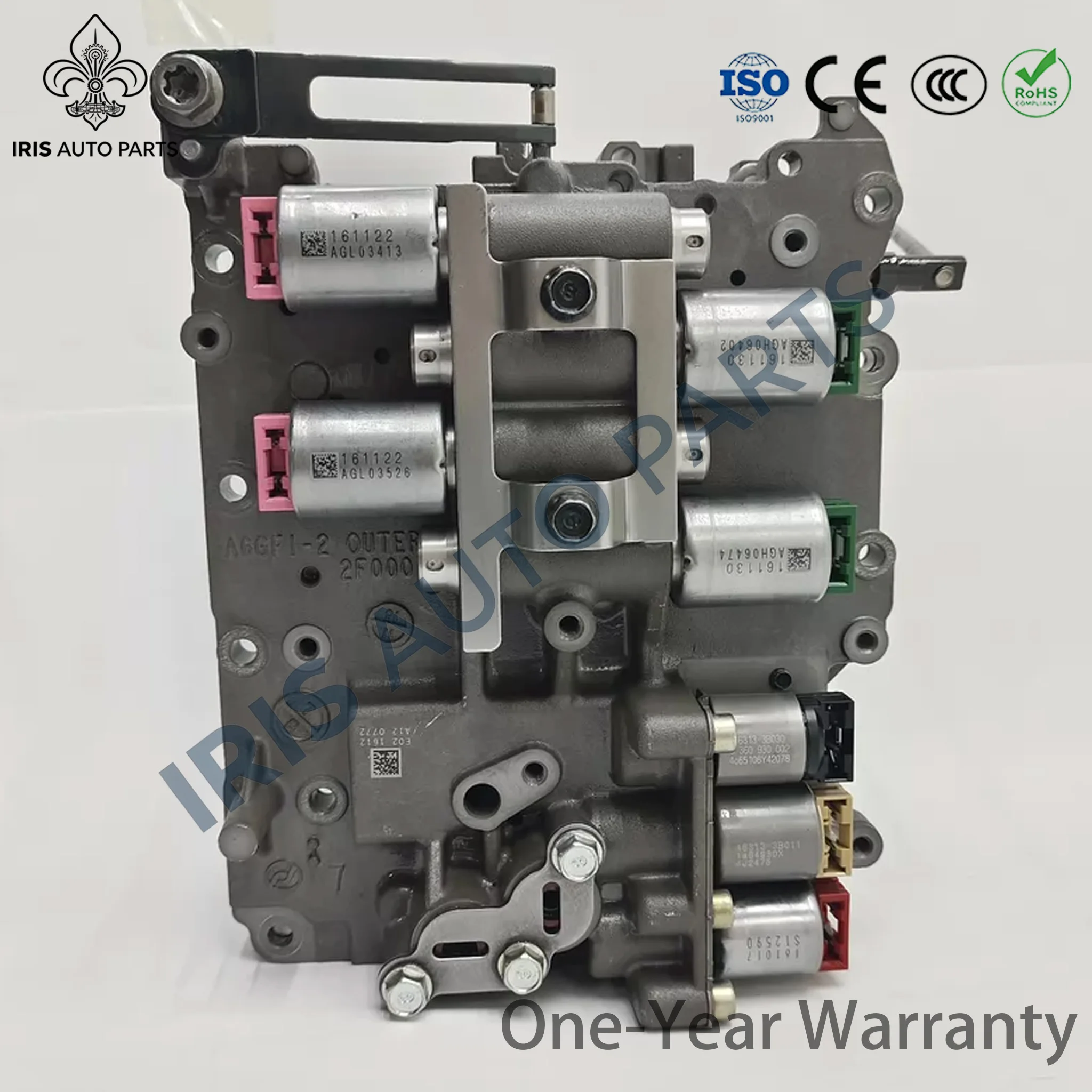 Фото Корпус клапанов коробки передач A6GF1-2 подходит для моделей Hyundai/Kia 2F000–2F600–2E600. Полный комплект соленоидных клапанов, включая проводку. №2
