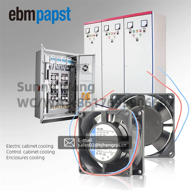 Фото Вентилятор осевой ebmpapst 4856Z 12038 230В AC 50Гц 4.0А 13Вт 100м³/ч 1700об/мин с шарикоподшипником для охлаждения шкафов управления и корпусов №4