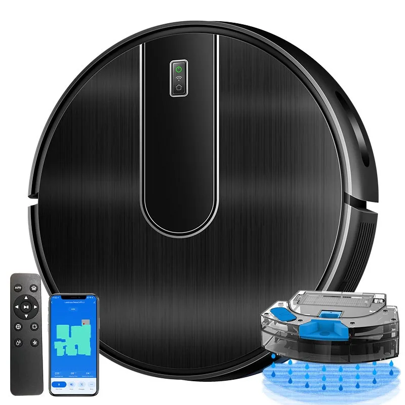 Умный робот-пылесос Smart N7S-U, 5200 мАч, длительное время работы, подключение по Wi-Fi, интеллектуальная навигация, самозарядка, идеально подходит для дома и ковровых покрытий (art.: 3920d8be30cde) - 3920d8be30cde