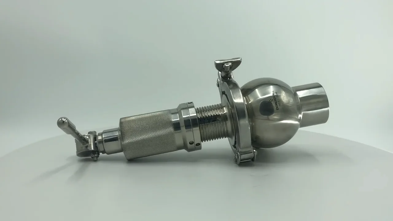 

stainless steel Manual quick release air valve pressure relief valve safety valve for pharmacy
