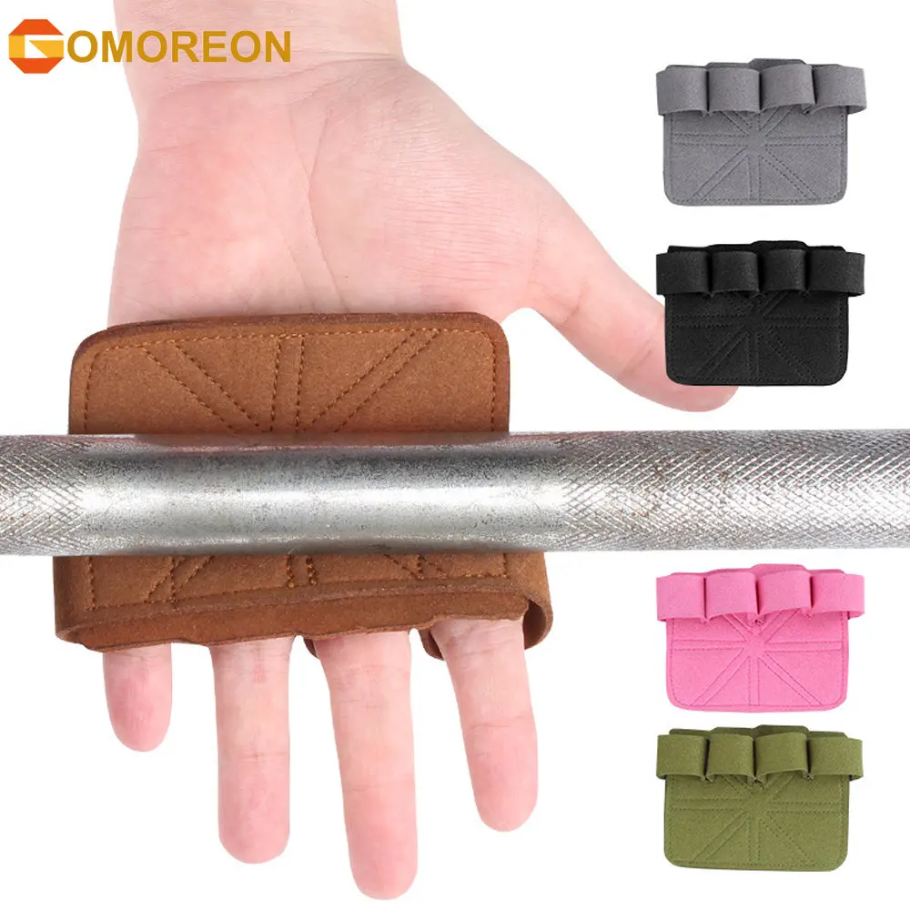 

1Pair Workout Weight Lifting Fitness Gym Barehand Gloves, Rowing Non-Slip Callus Guard Padded Grip for Cross Training, Pull Up