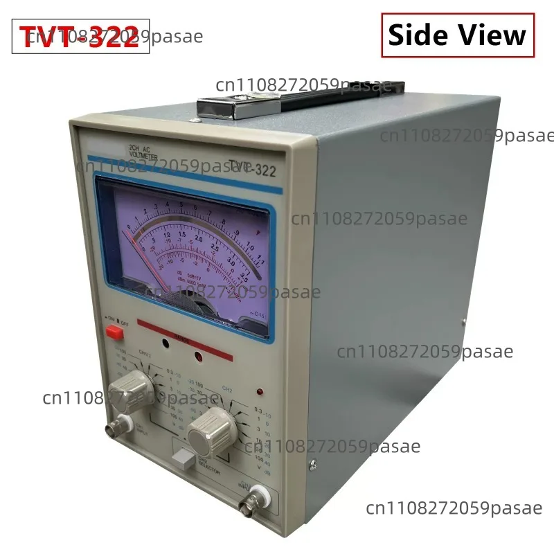 Двухканальный милливольтметр TVT-322 с двумя иглами, для измерения переменного тока, диапазон 300 мкВ-100 В (art.: 3920d8fab5833) - 3920d8fab5833