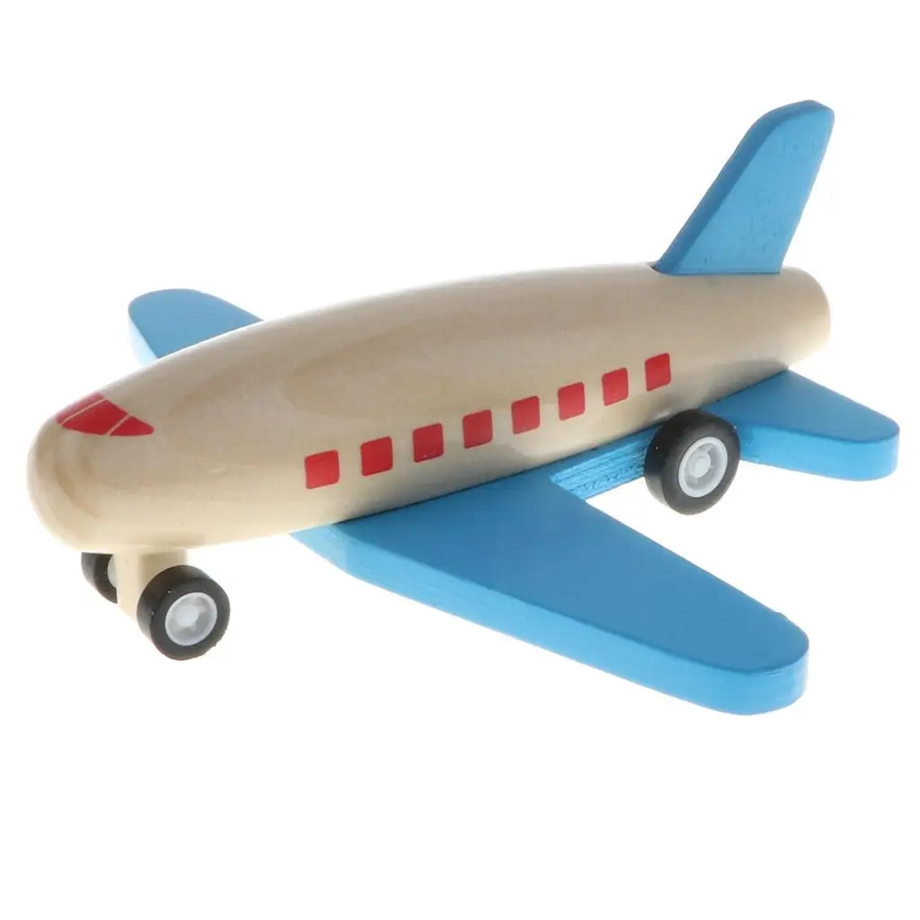 

Wooden Plane Model Toy, Hand Development And Eye Coordination