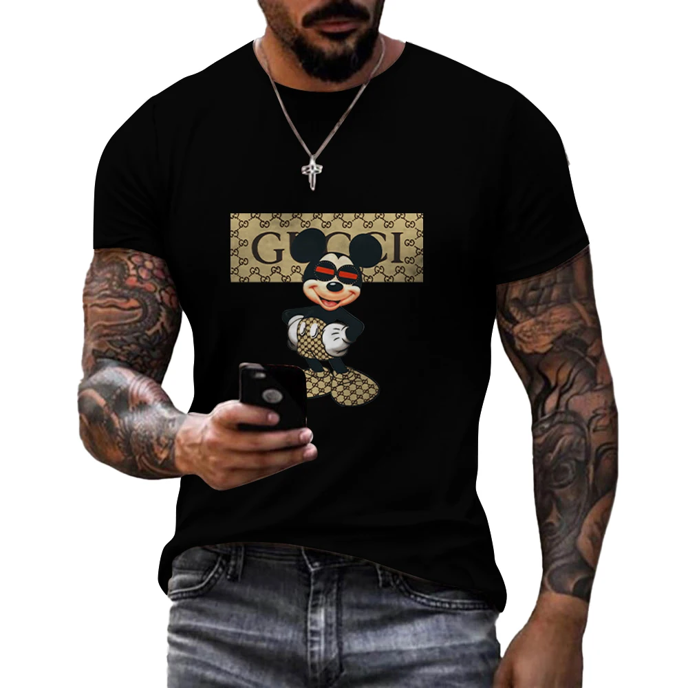 

New Fashion Pattern Men's T-Shirt Printing Popular T-shirt Men and Women Summer Comfortable Short Sleeve Casual Streetwear