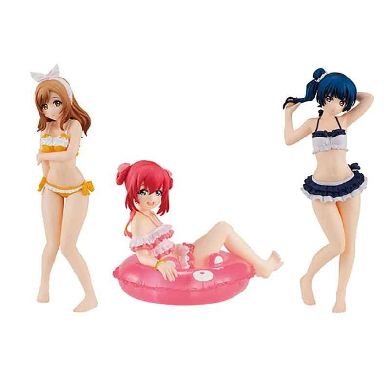 

Bandai Genuine Lovelive Gasha Portraits Kanan Matsuura Ruby Kurosawa Hanamaru Kunikida Action Figure Model Ornament Toys