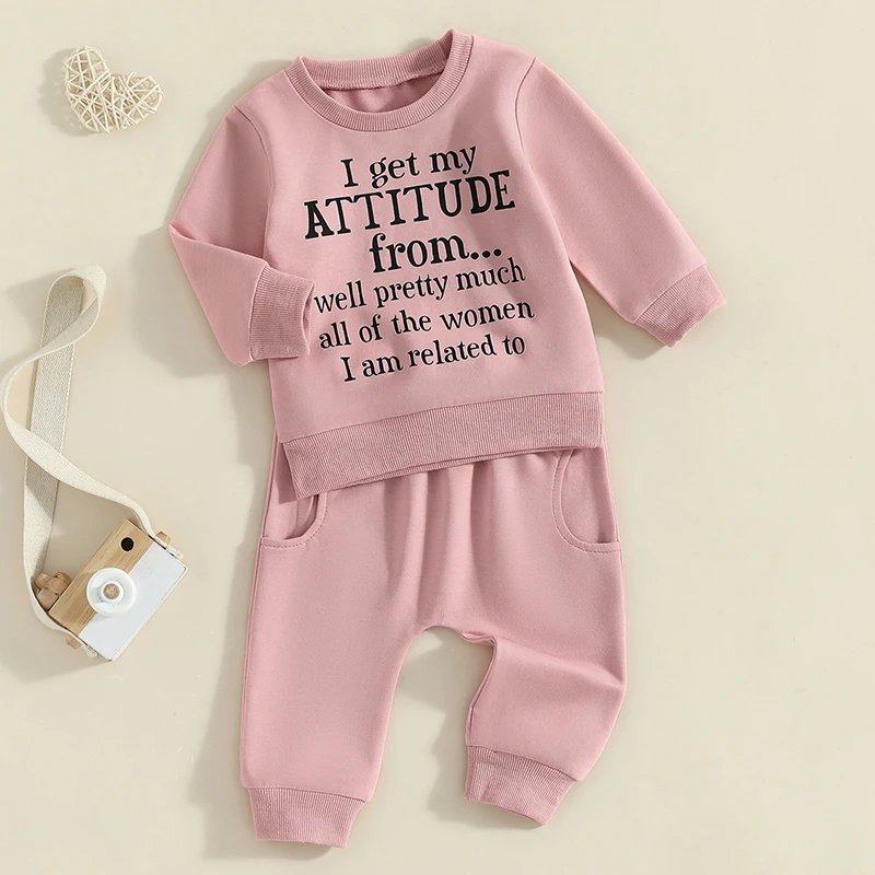 Осенняя одежда для маленьких девочек Забавный свитшот с длинным рукавом и