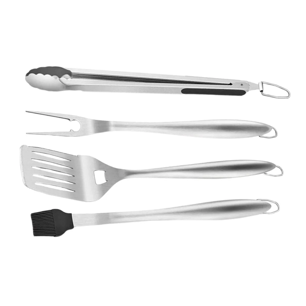 

1 компл., многофункциональные щипцы для гриля, удобные щипцы для барбекю, портативная вилка для гриля, принадлежности для барбекю