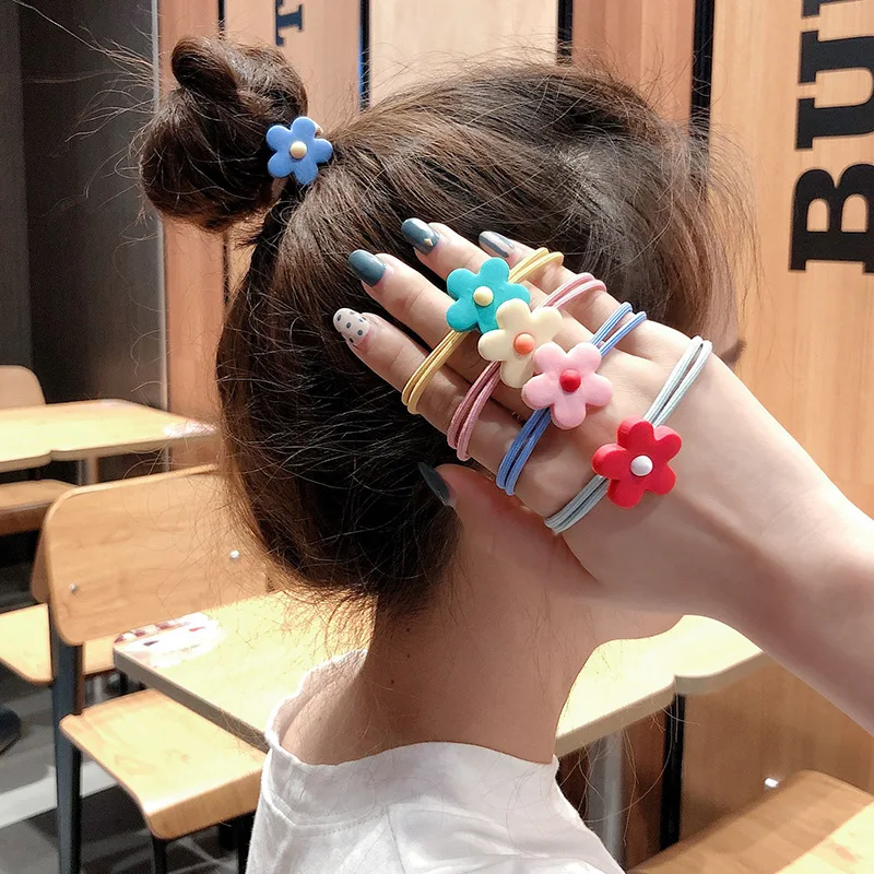 Новинка 2020 резинки для волос в Корейском стиле девочек конский хвост простые