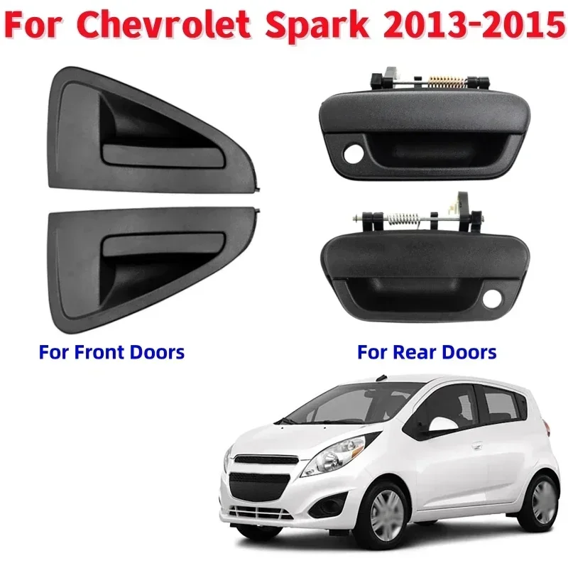 Передние/задние зеркальные наружные дверные ручки автомобиля Сменные