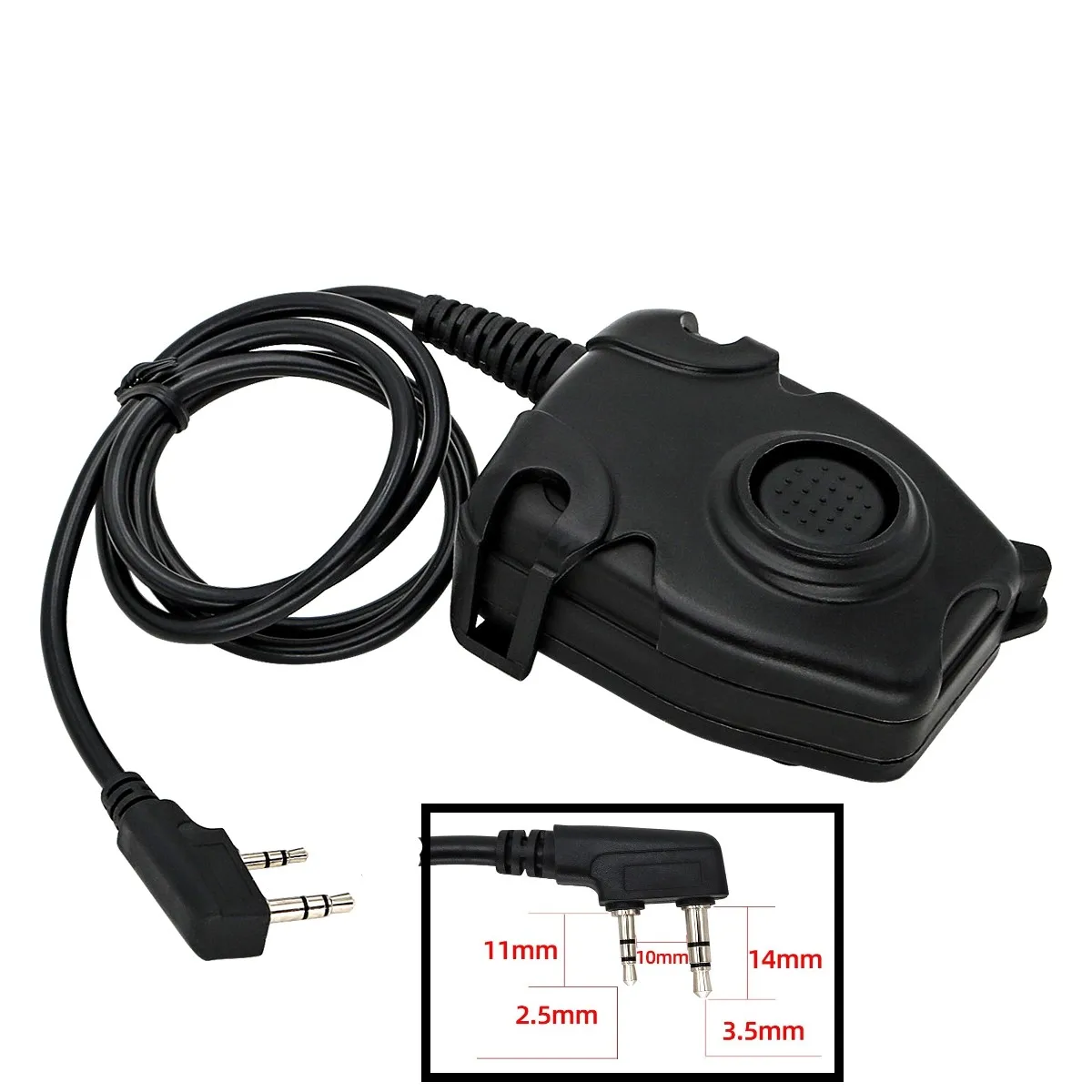 COMTAC Tactical Headset COMTAC II Helmet Stand Noise Cancelling Airsoft Headpho Electronic Shooting Earmuffs+Tactical U94 Ptt