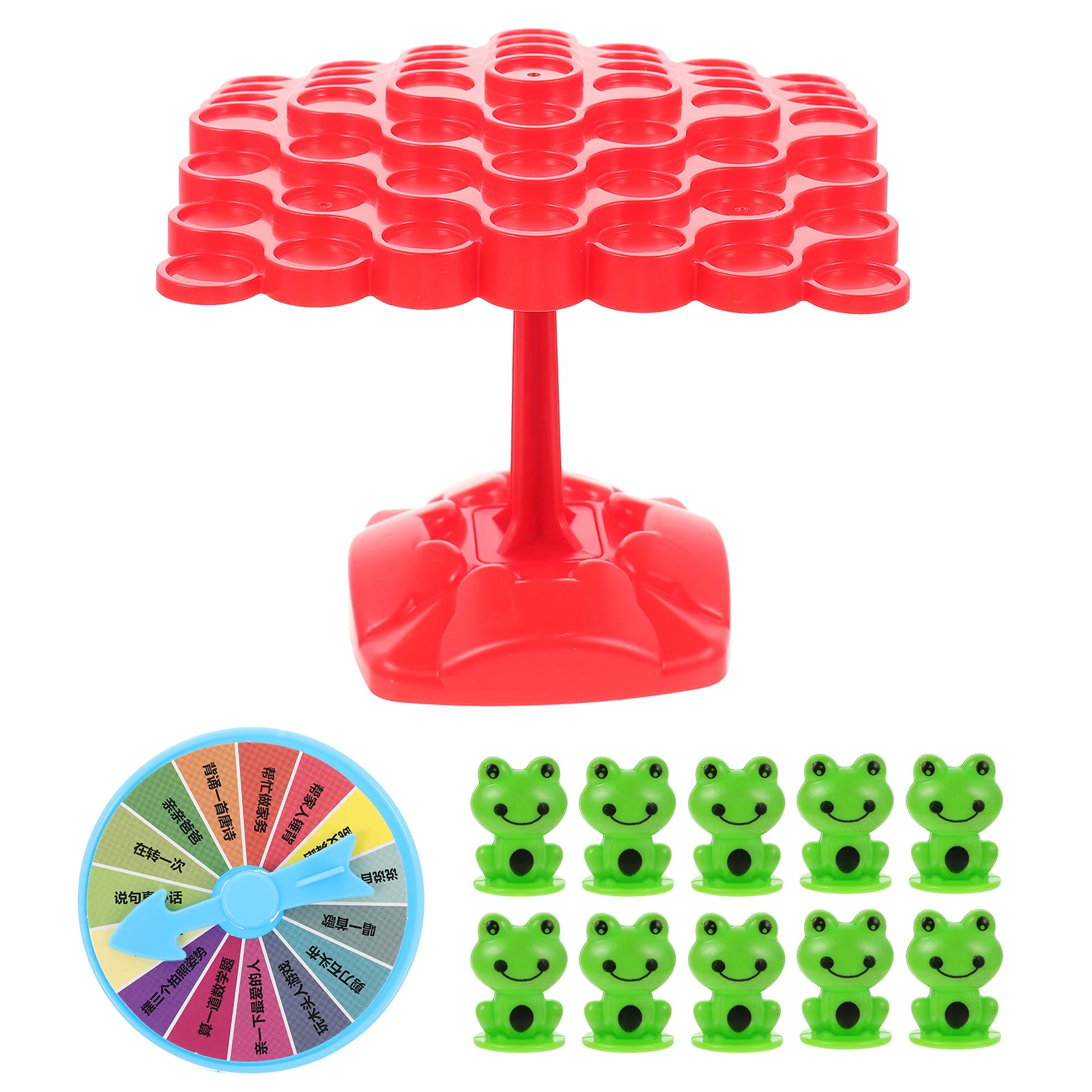 

Frog Balance Tree Toys Desktop Game Kids Stacking Parent-child Battle Educational Plaything Abs