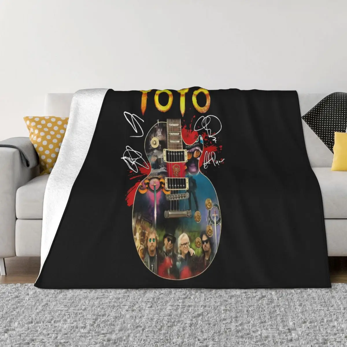 Новое популярное мужское черное одеяло Toto Iv Classic Rock Band Xs3Xl в готическом летнем