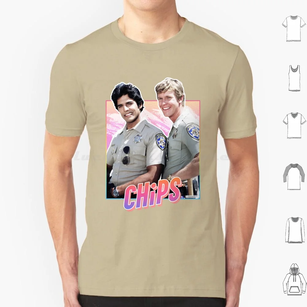 Chips-80s дизайнерская футболка для мужчин женщин детей 6xl чипы 80s 1980s ТВ шоу Ретро 70s