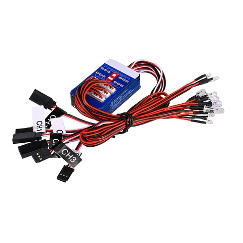 Прямые продажи от производителя, интеллектуальная модель управления и торможения автомобиля Tamiya 1/10, связь модели 12 светильник - изображение