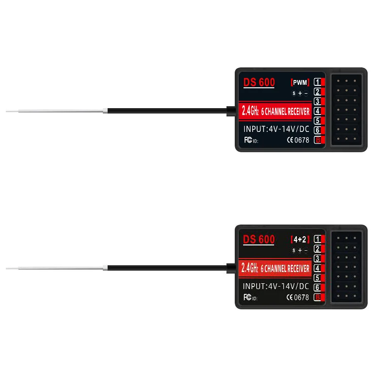 HOTRC DS-600 6CH 2 4 GHz радиосистема передатчик пульт дистанционного управления с DS 600 PWM