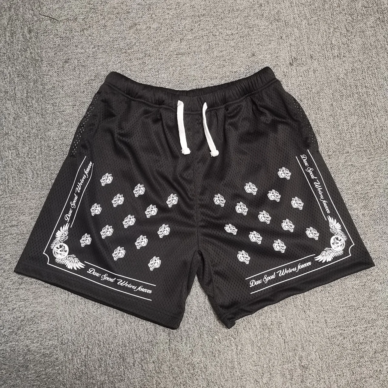 DARC SPORT Shorts Double Layer Mesh Shorts Men Women GYM Shorts Workout Shorts High Quality DARCSPORT Mesh Shorts