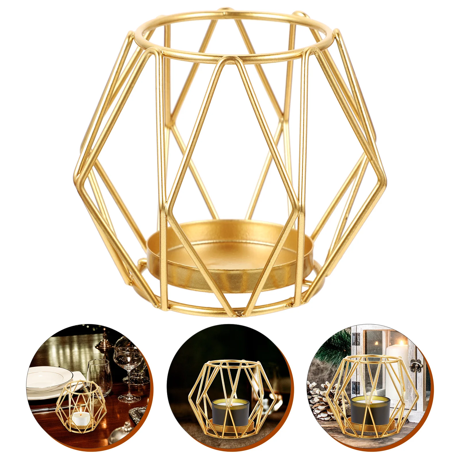

Tealight Holder Home Decor Geometric Style Candlestick Home Holder Ornament