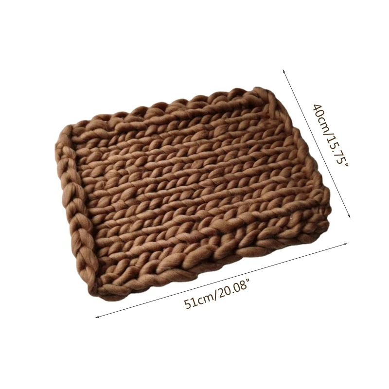 

Newborn Shower Blanket Photo Props Kitting Blanket Baby Photo Shooting Decors