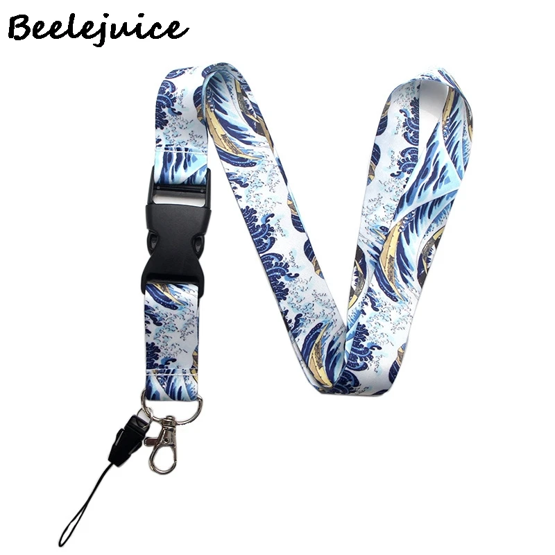 

Держатель бейджа beetlejuice Канагава Хокусай Волны