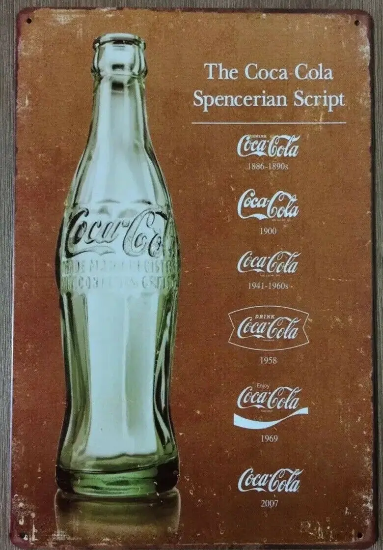 

Кола винтажные металлические жестяные знаки Декор железная плита картины Бар Кафе металлические таблички