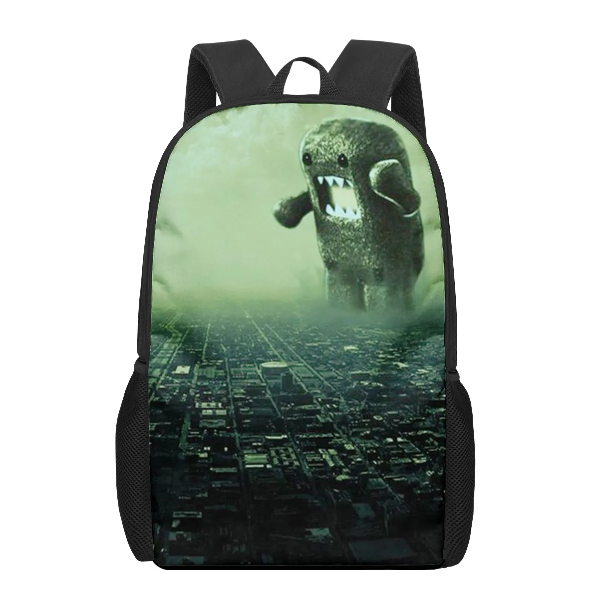 Domo kun cartoon Monster 3D Print School Bags for Boys Girls Primary Students Backpacks Kids Book Bag Satchel Back Pack