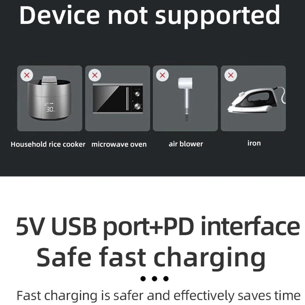 Преобразователь постоянного тока в переменный ток USB-разъем для зарядки дорожный