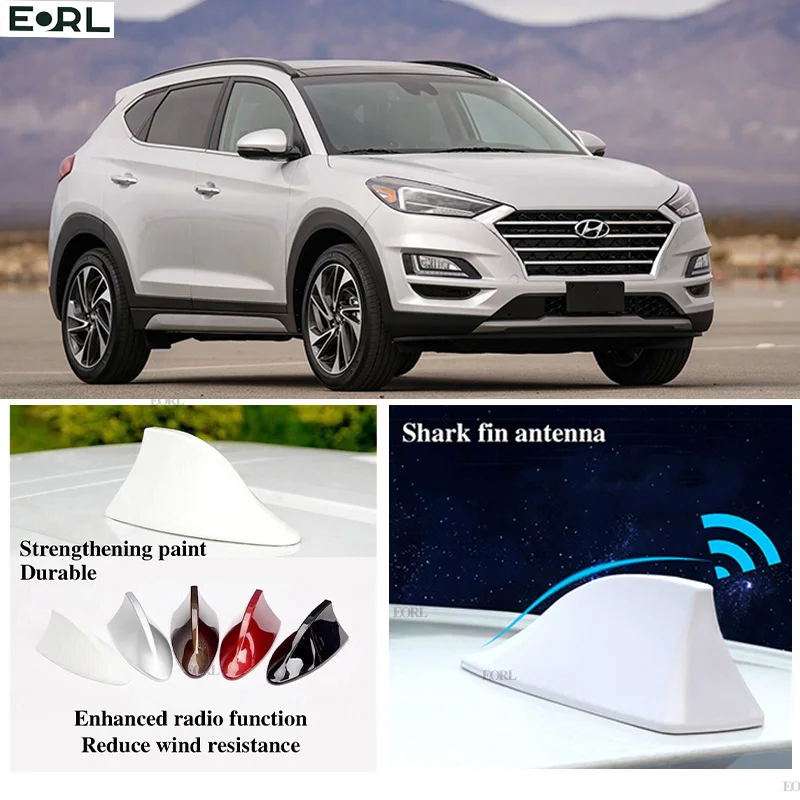 

For Hyundai Tucson ix35 Shark Fin Antenna FM Signal Super Aerials Amplifier Waterproof Signal Amplifier FM/AM Radio Aerials