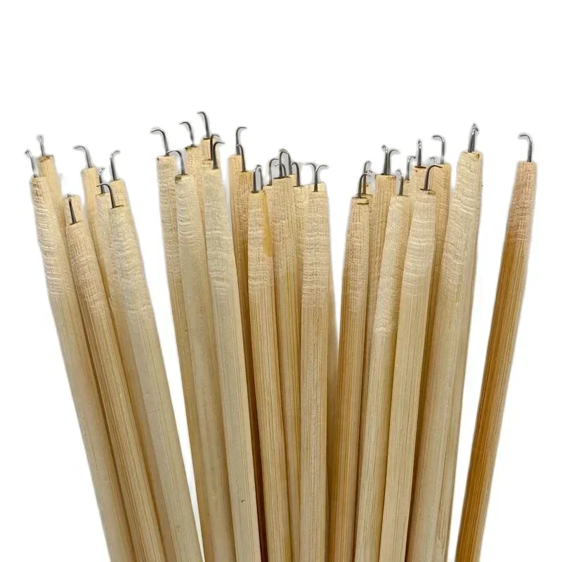 10 комплектов деревянная ручка вентиляционная игла для парика изготовления