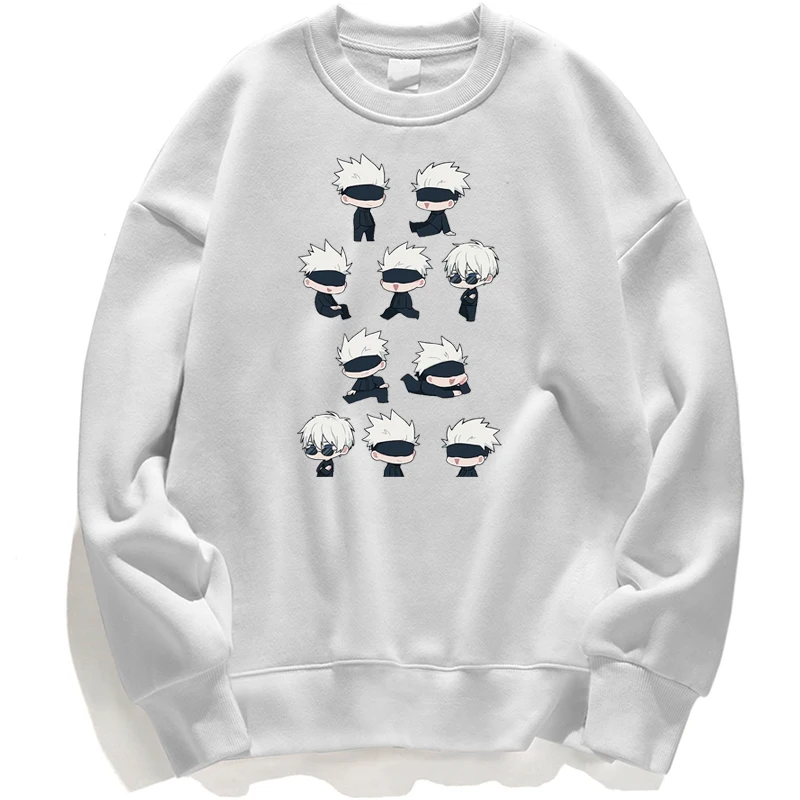 

Jujutsu Kaisen Funny Gojo Satoru Japanese Anime Sweatshirt Men Hoodies Hoodie Pullover Hoody Crewneck Street Long Sleeve Jumper