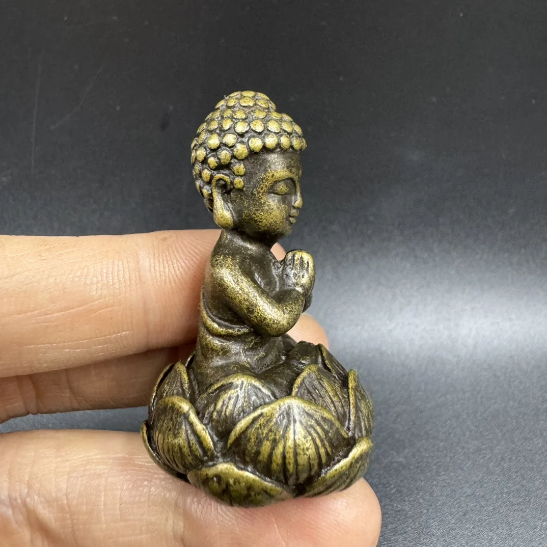 Китайский чистый медный лотос маленькое украшение для самостоятельного